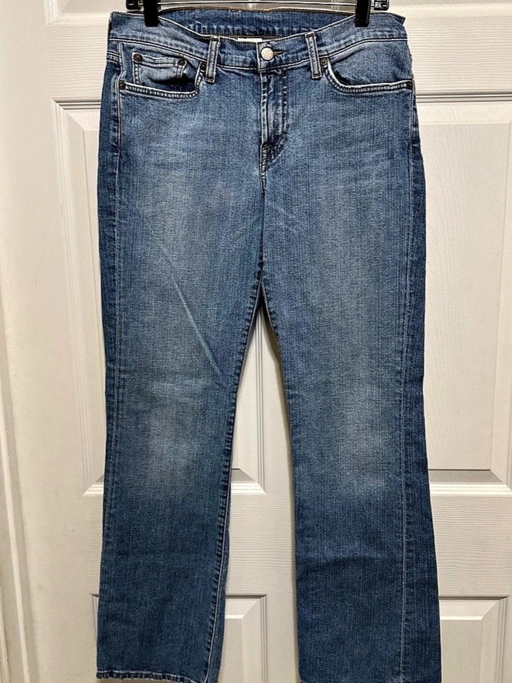 Lucky Brand Low Rise Flare Jeans Blue Waist 10/30